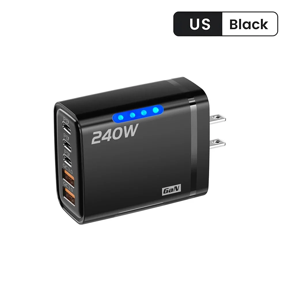 Carregador Rápido 240W - USB p/ Tipo C - 10A - iPhone 16/Samsung/Xiaomi. - Imagem 5
