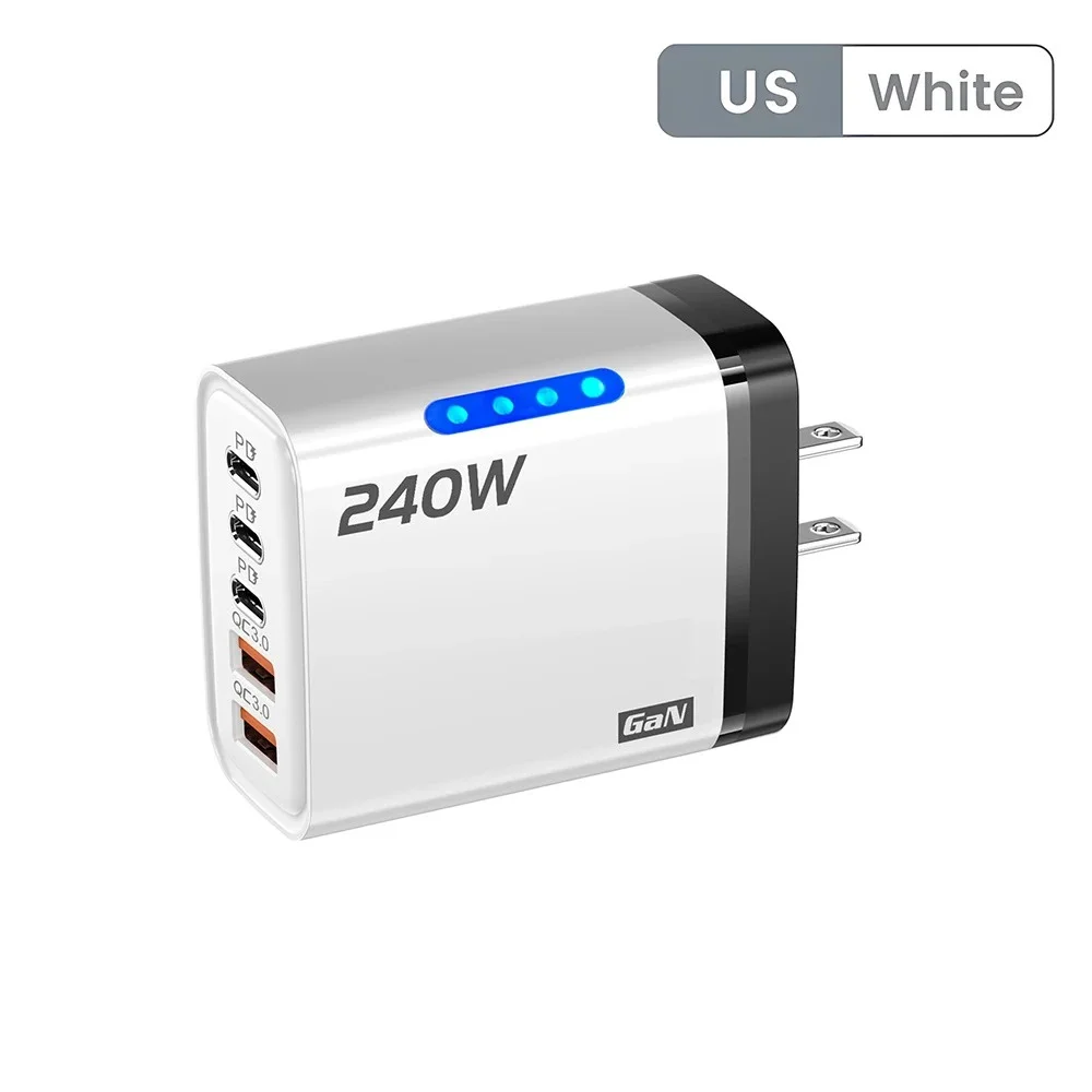 Carregador Rápido 240W - USB p/ Tipo C - 10A - iPhone 16/Samsung/Xiaomi. - Imagem 4