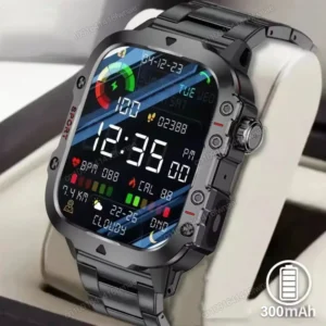 Smartwatch Militar com Lanterna LED, Bluetooth e muito mais!!!
