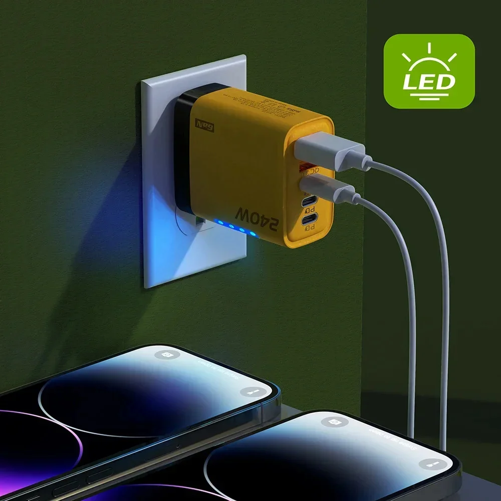 Carregador Rápido 240W - USB p/ Tipo C - 10A - iPhone 16/Samsung/Xiaomi.