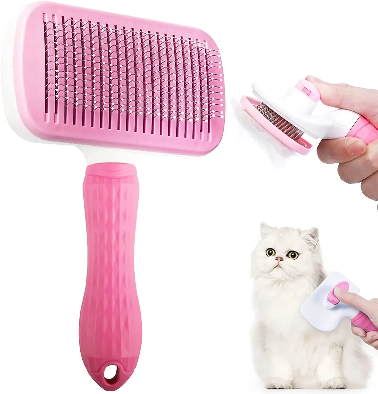 Escova removedora de pelos de cães e gatos - Imagem 4