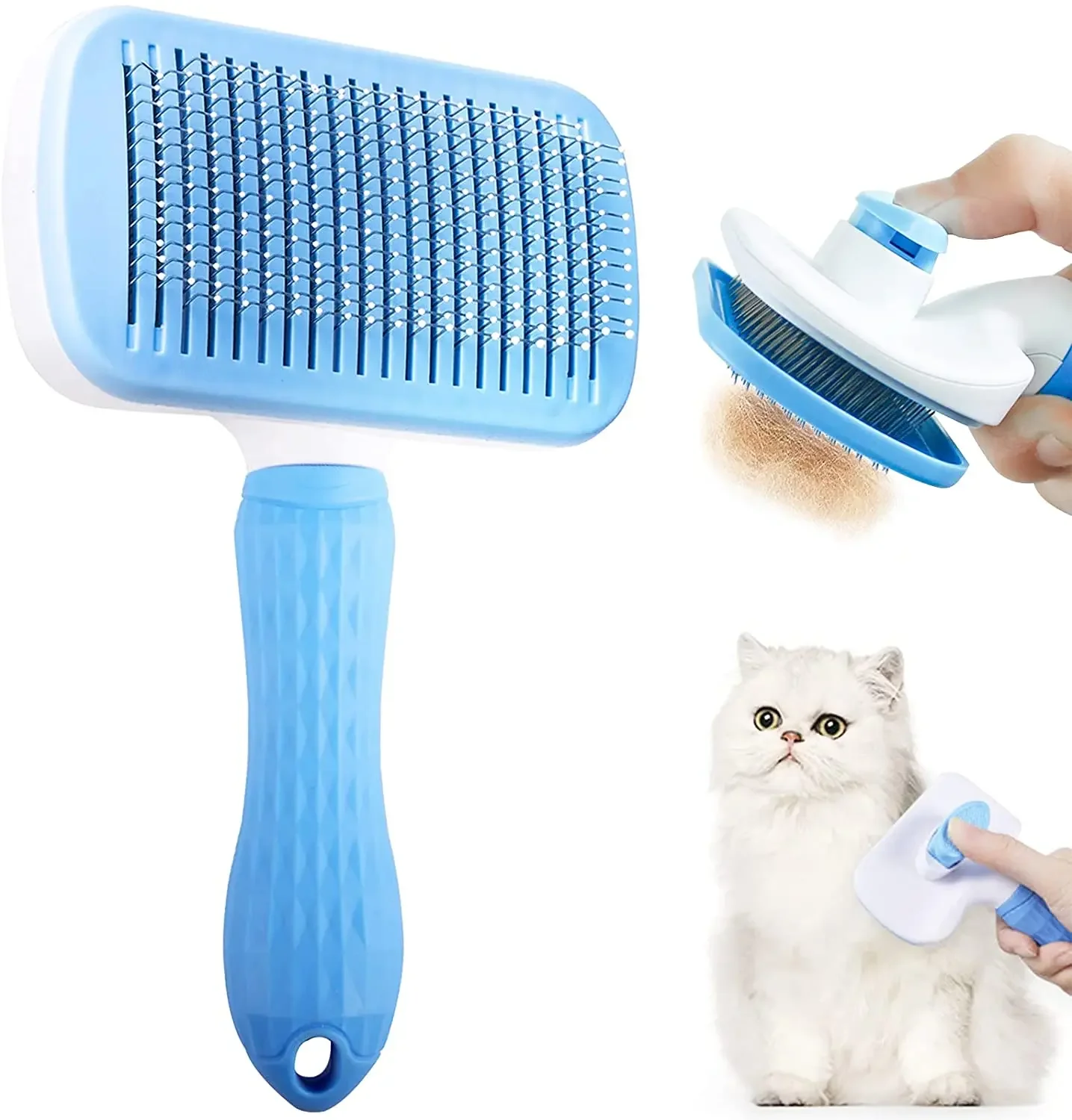 Escova removedora de pelos de cães e gatos - Imagem 2
